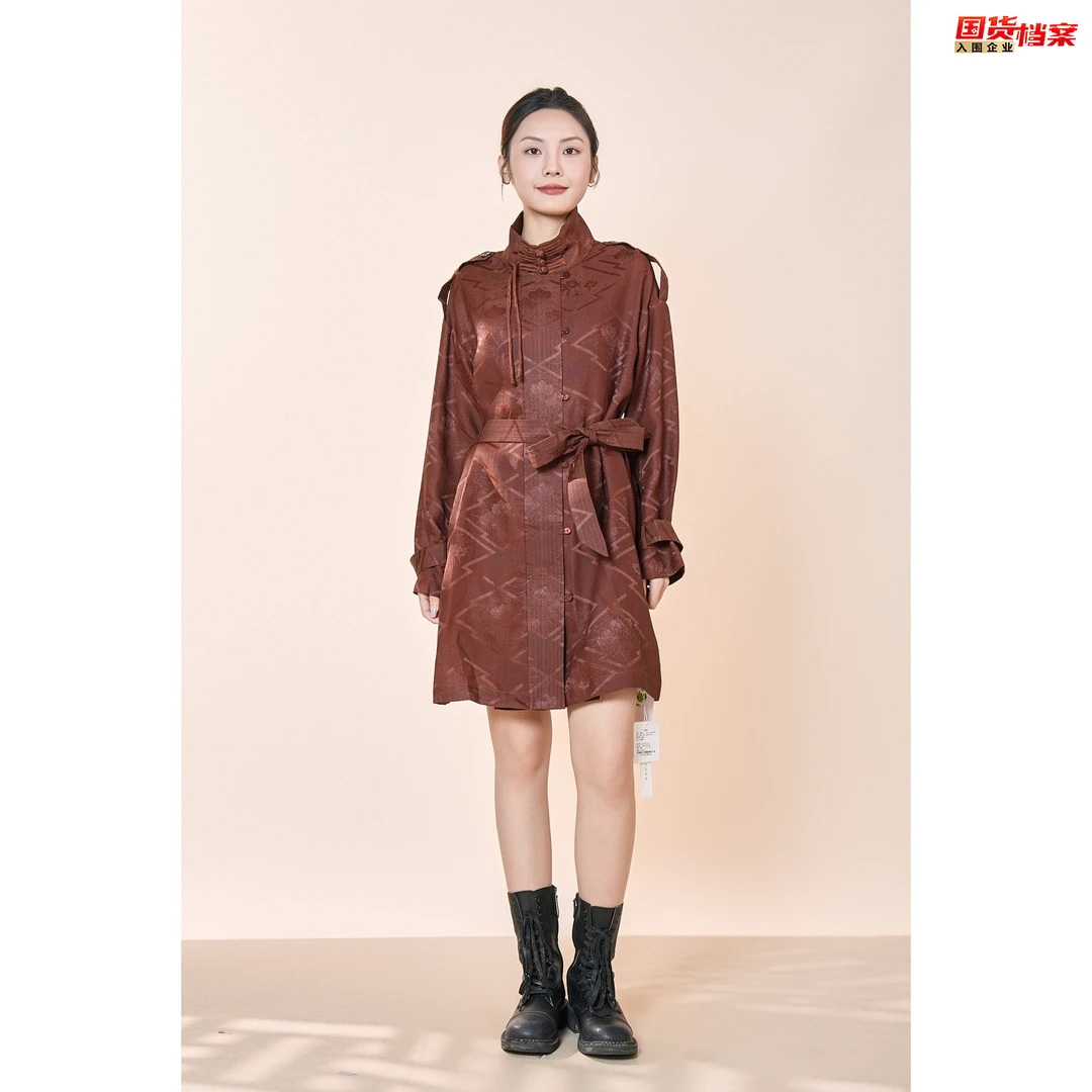 【万象有衣】绫-原创设计师款中式短风衣-6788