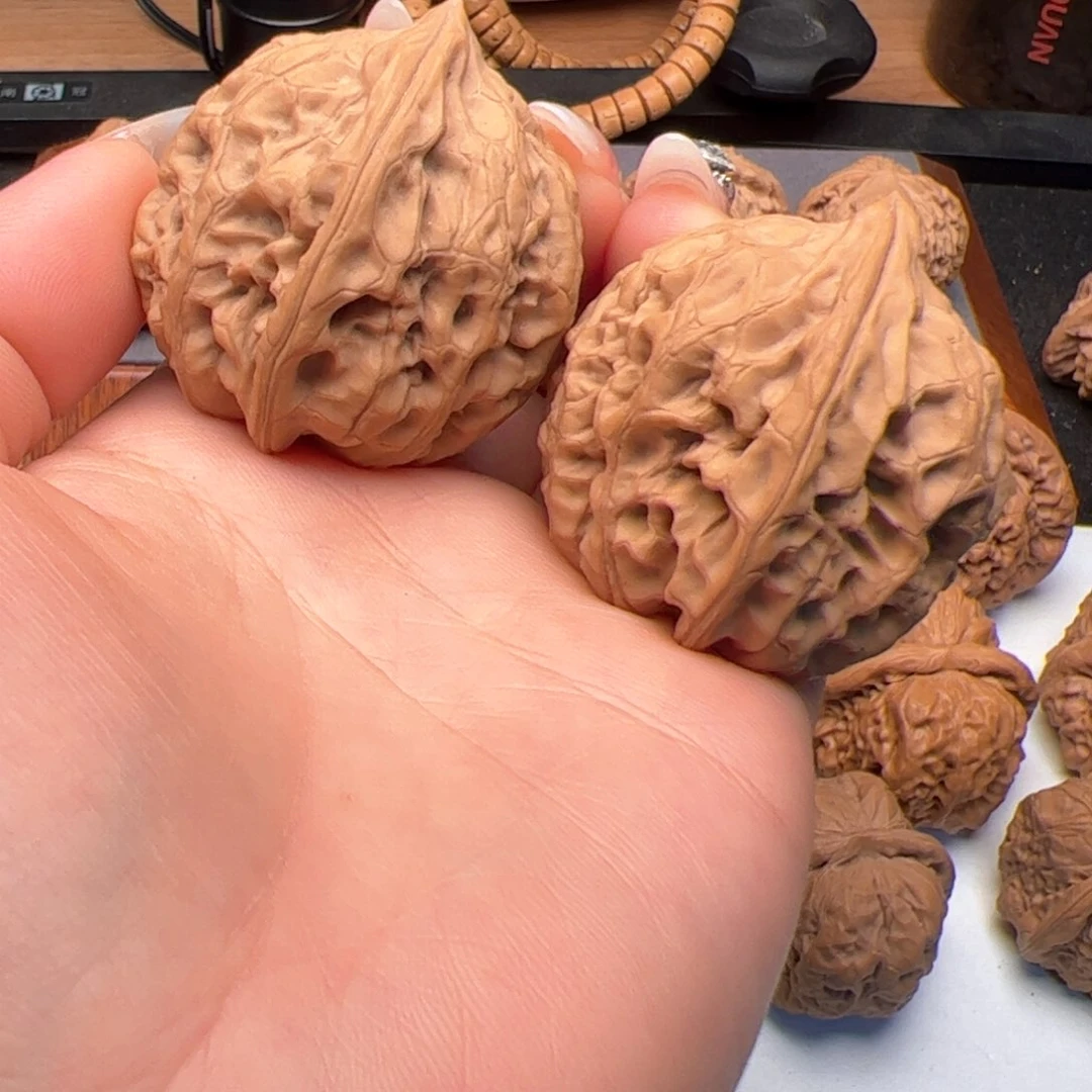 文玩核桃把件平谷火苗40