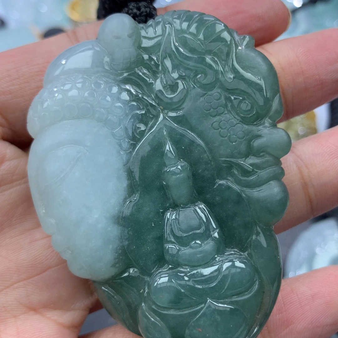 颈饰未镶嵌翡翠缅甸天然A货翡翠