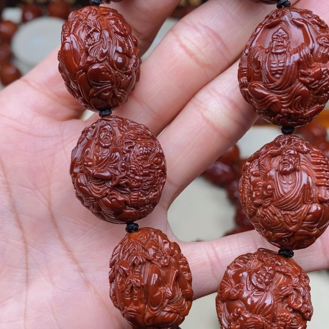 橄榄核吊坠枫*十八罗汉