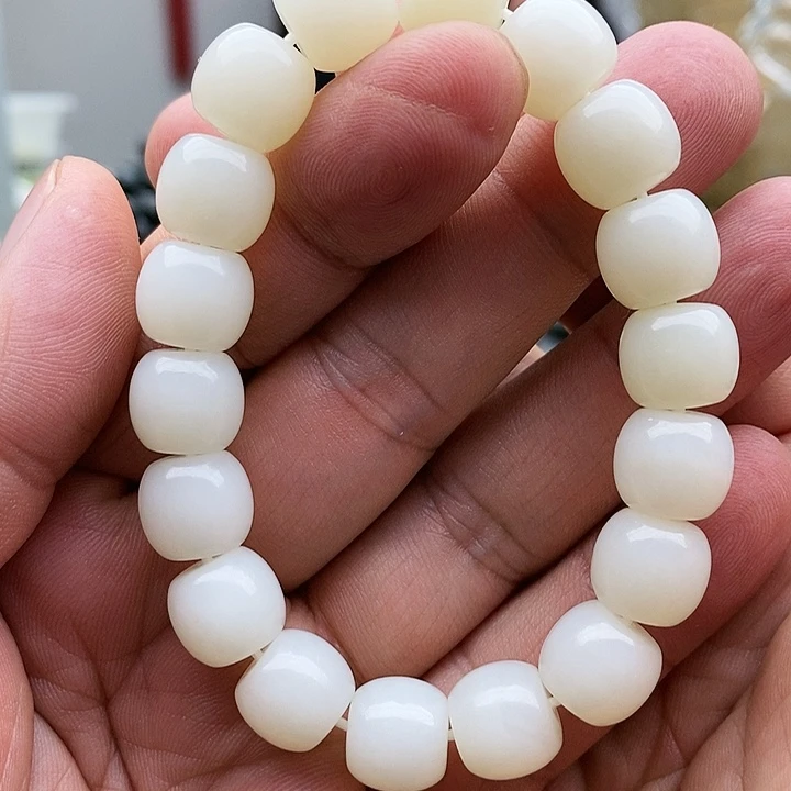 【闪购商品】未镶嵌手链和田玉12米达