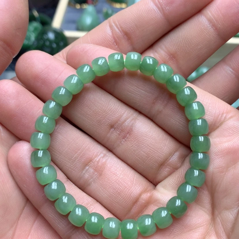 【闪购商品】和田玉（碧玉）手链未镶嵌