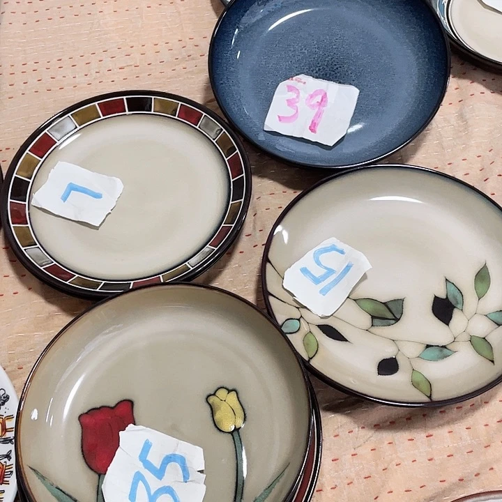 瓷片2浅2深微瑕不退不换