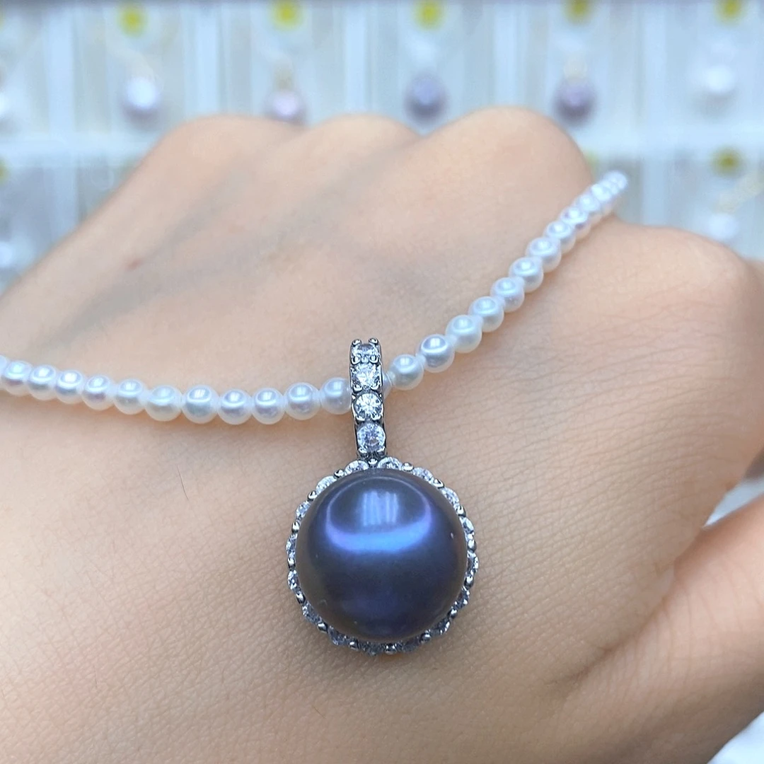 淡水珍珠合金颈饰