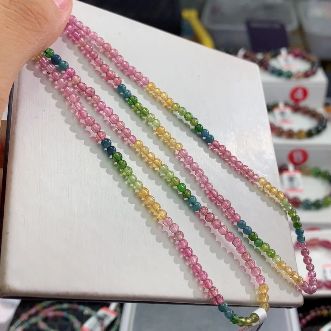 手链未镶嵌碧玺      3.2mm。