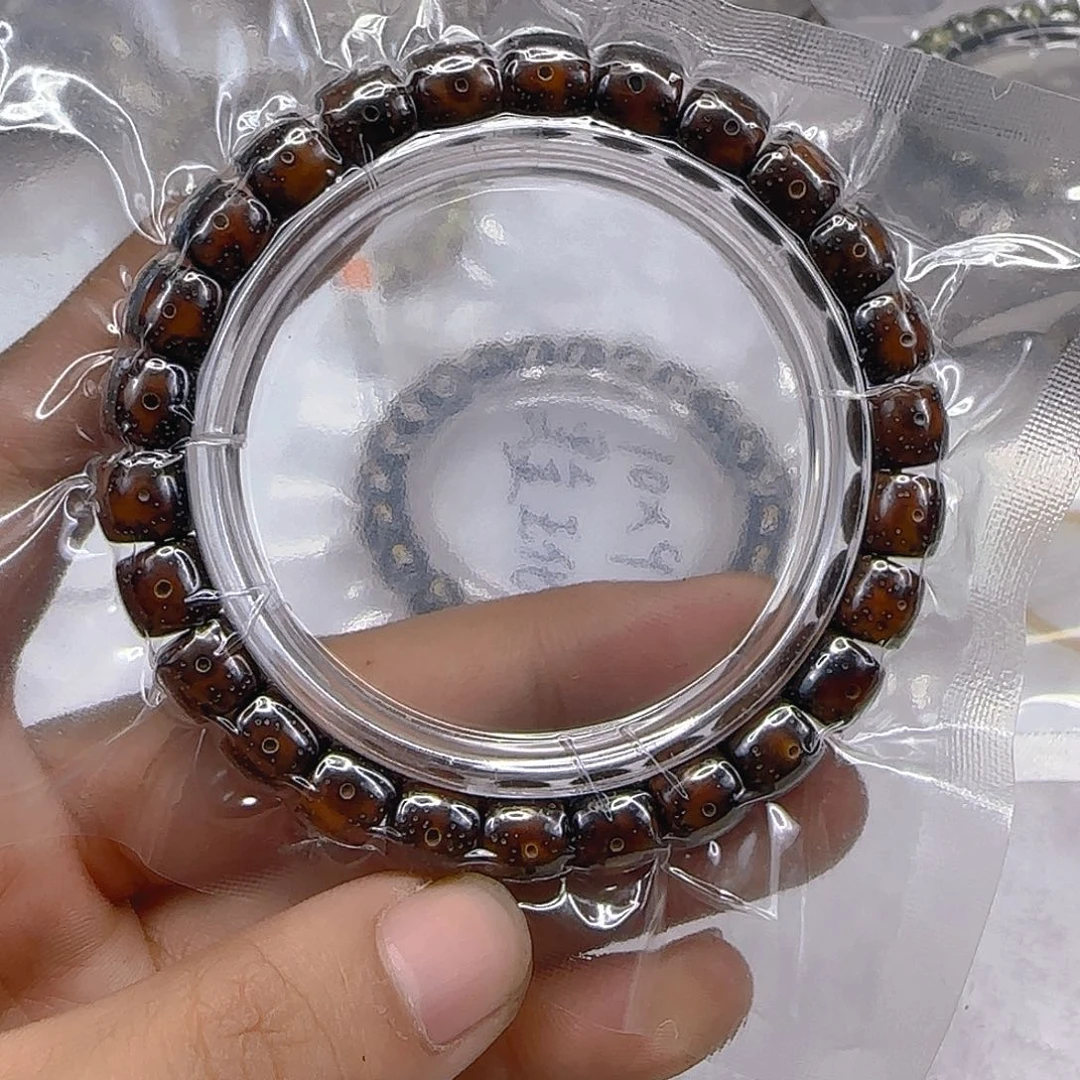 手串星月菩提35灭火胡皮星月菩提直切9左右