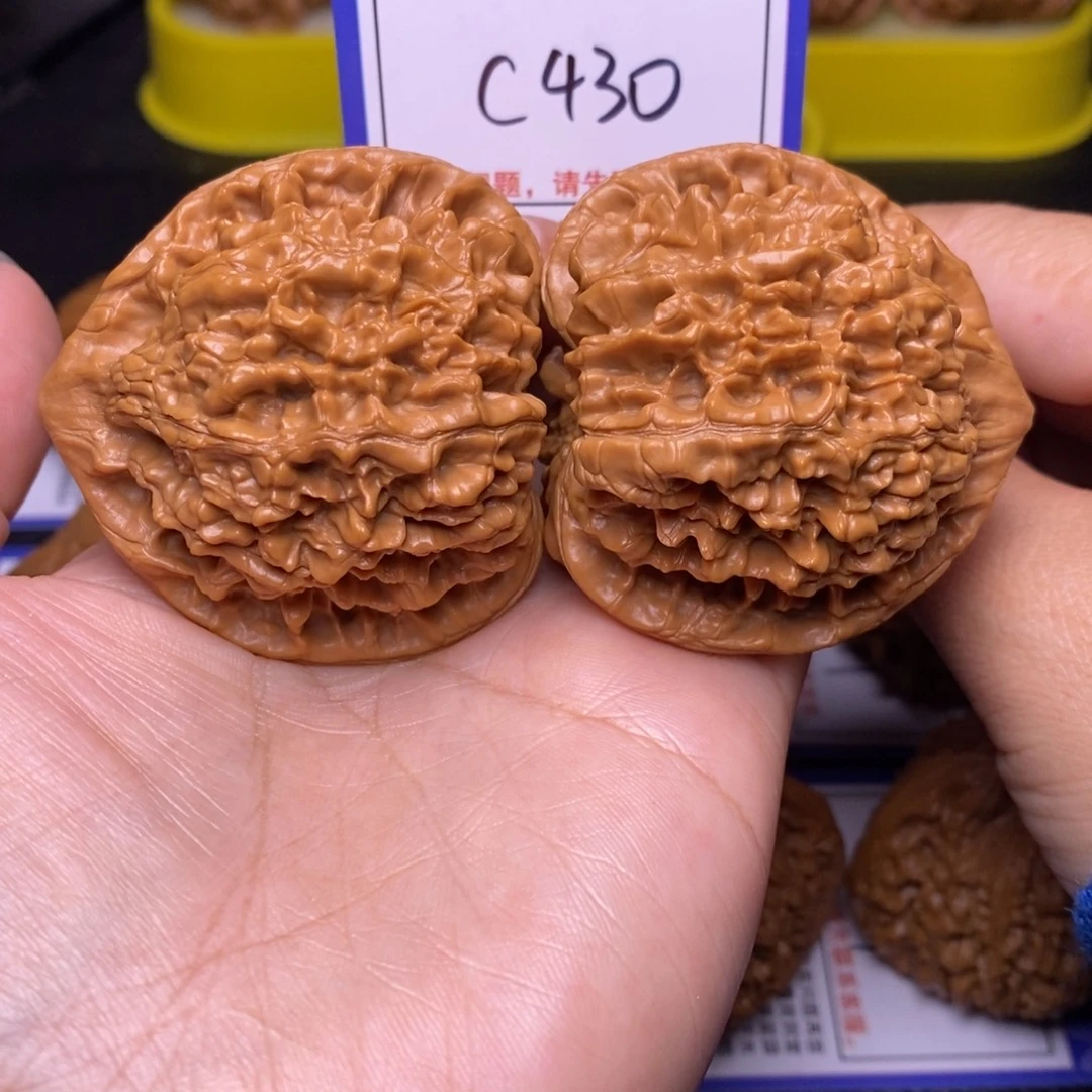 把件文玩核桃51全品官帽c430