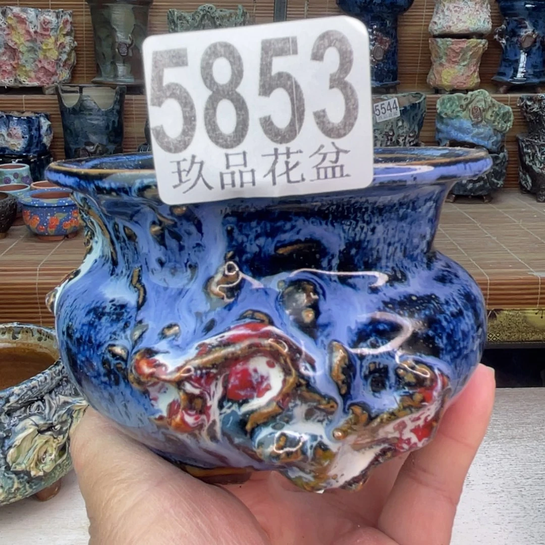 景德镇陶瓷玖品花盆