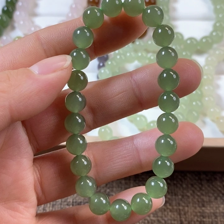 和田玉手串未镶嵌美****