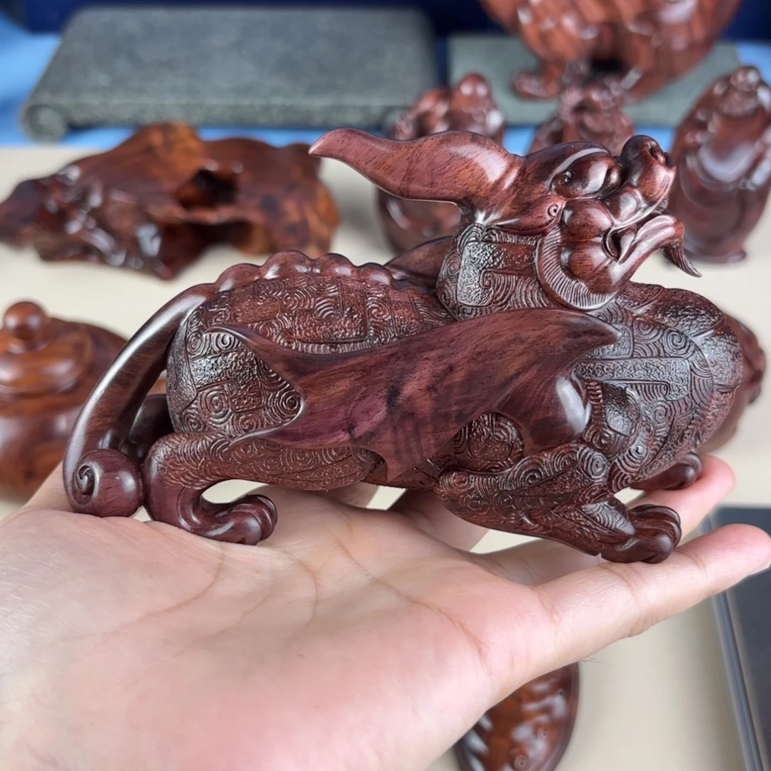 追***想黄花梨/降香黄檀把件