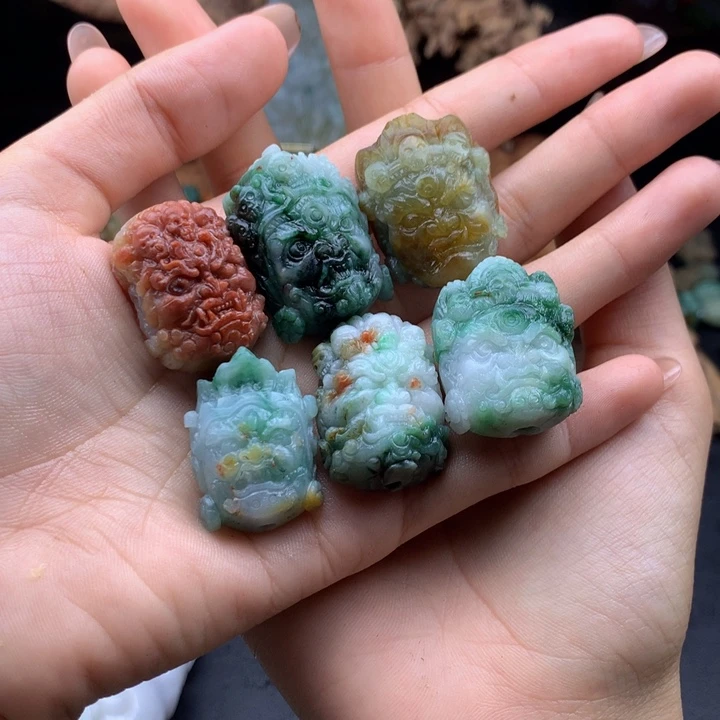 定制翡翠未镶嵌潍****廊翡翠