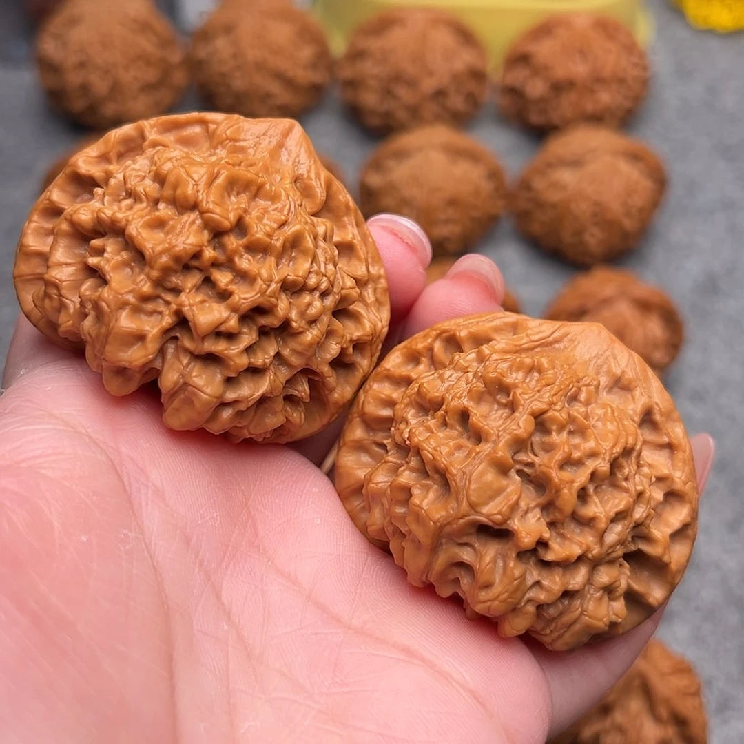 把件文玩核桃精品官帽51全品53克