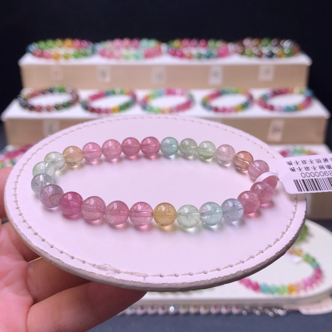 未镶嵌手链碧玺碧玺