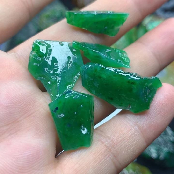 未镶嵌定制翡翠翡翠片料定制