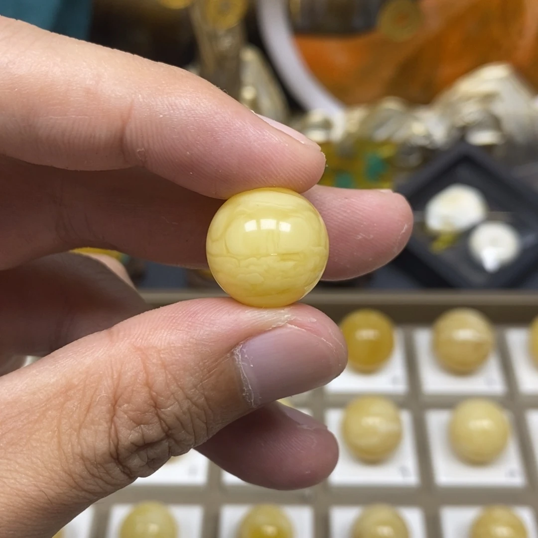 【闪购商品】未镶嵌蜜蜡手链七*末17.4圆珠