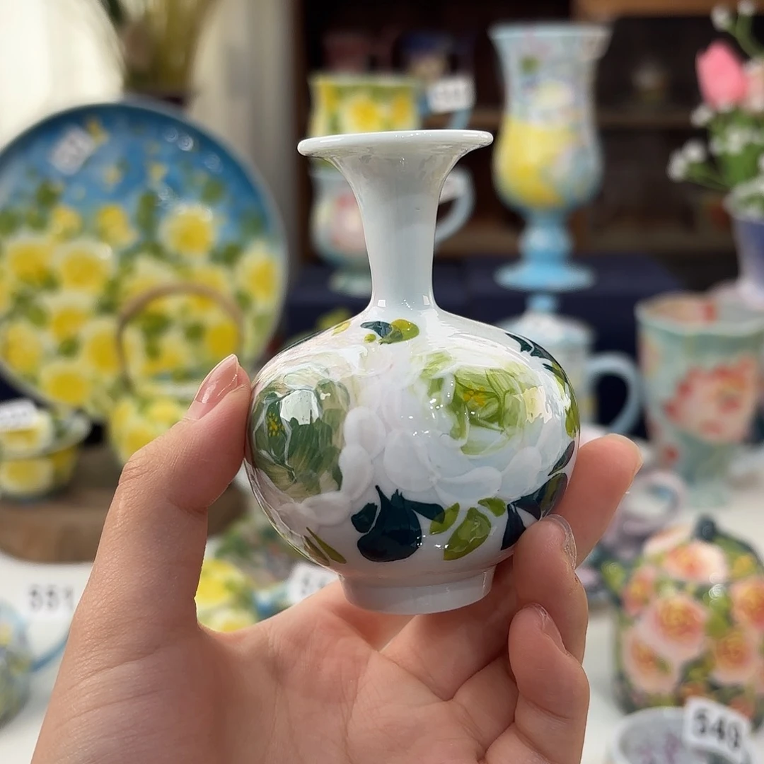 景德镇手绘高温釉下彩陶瓷茶具