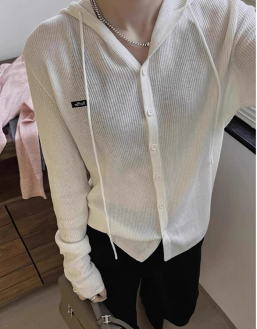 小朵家 ins穿搭#韩系美丽诺小标帽衫24599