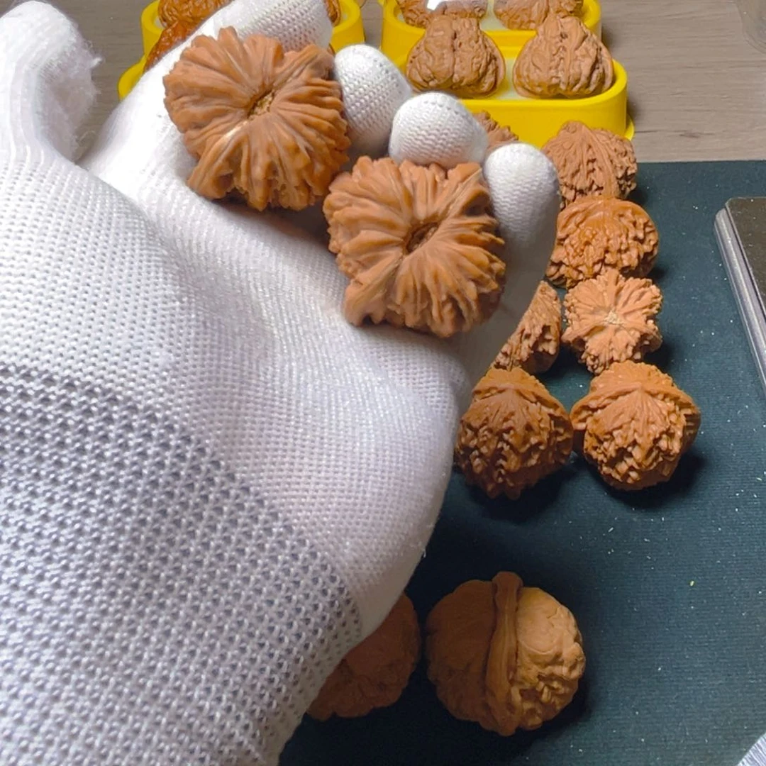 文玩核桃把件拱桥楼38全品