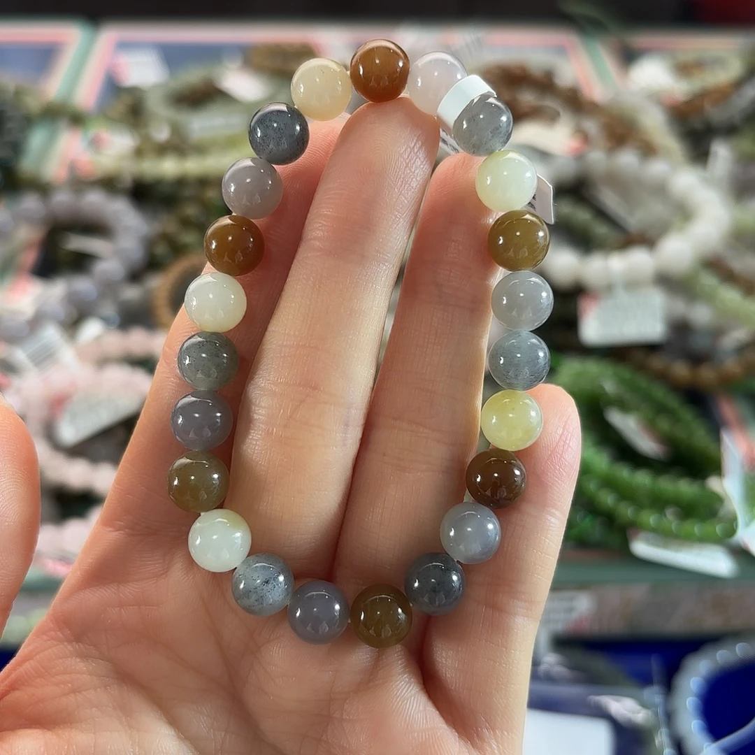 和田玉未镶嵌手链193