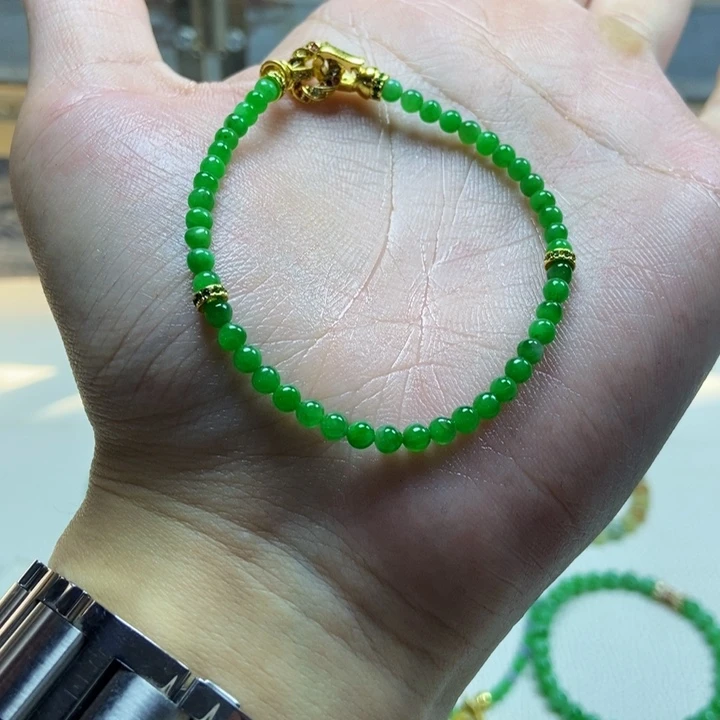 定制翡翠未镶嵌缅甸翡翠A货卡3.7