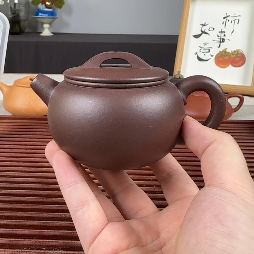 茶壶紫砂微瑕巧韵