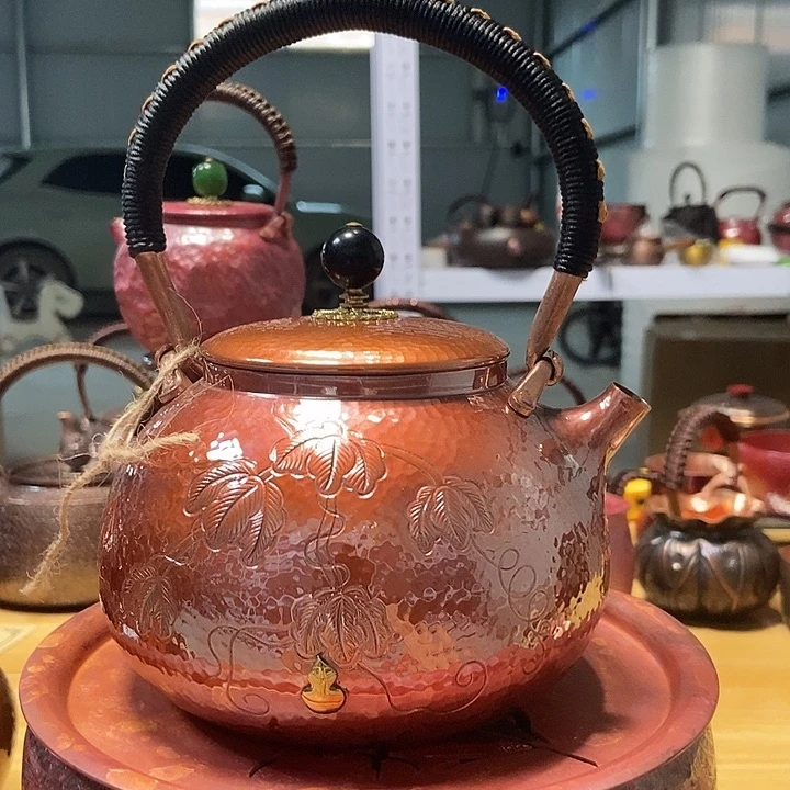 纯手工制作一铜壶制作