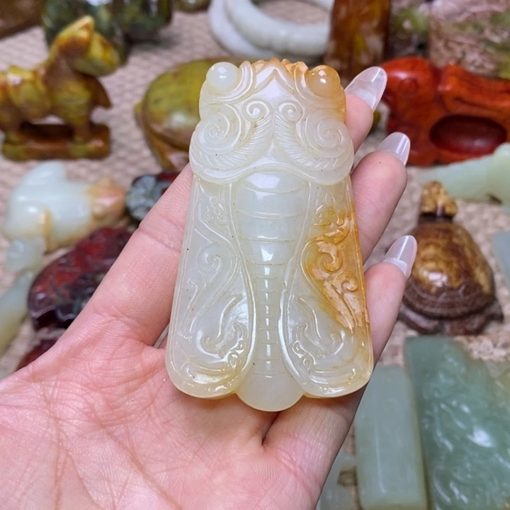 白玉菩提吊坠白玉菩提白玉菩提摆件