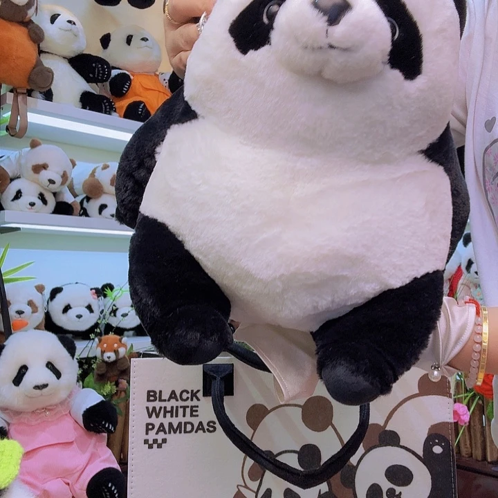 毛绒半糖熊猫11111