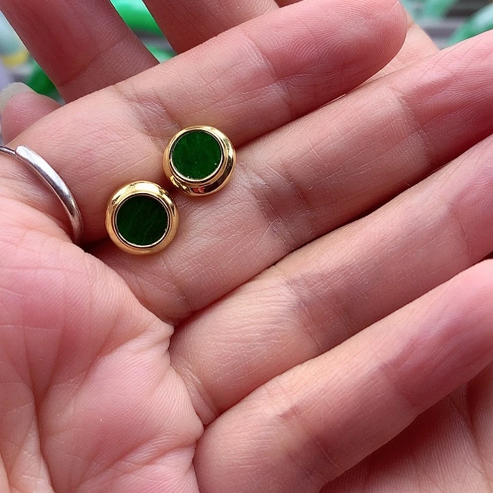 翡翠颈饰银S925镶嵌翡翠