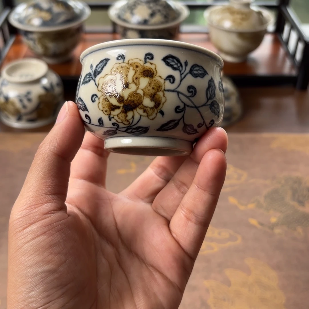 摆件景德镇手绘茶器