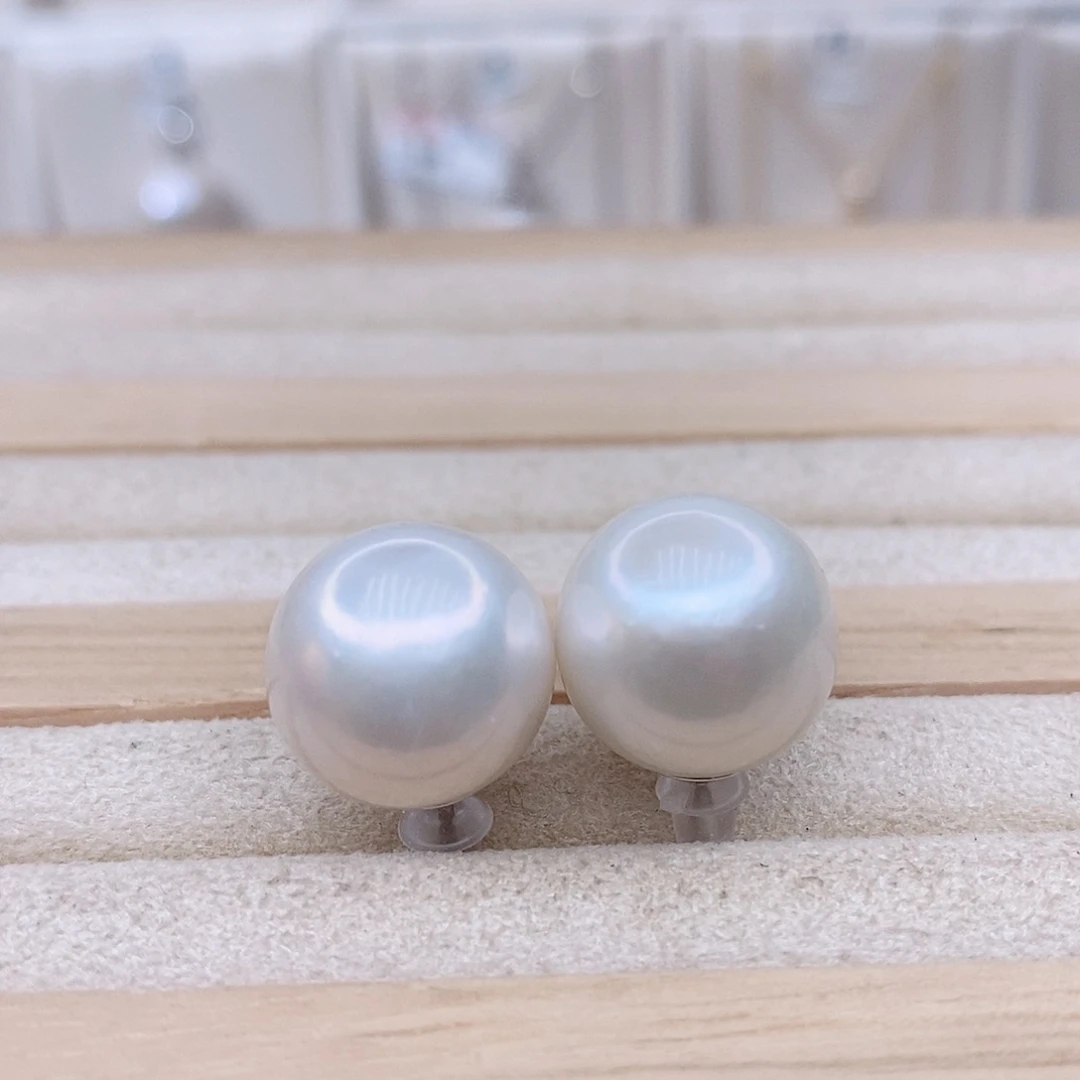 颈饰银S925镶嵌淡水珍珠艺*
