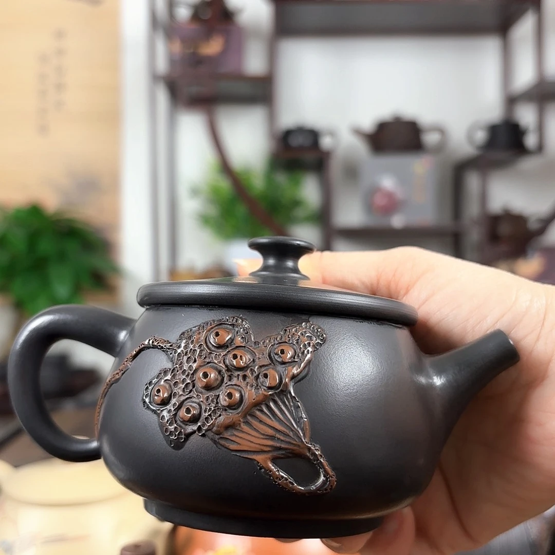 壶云南建水紫陶茶壶微瑕