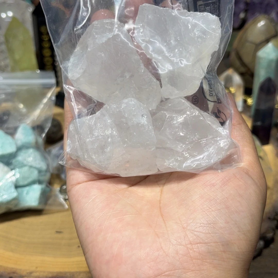 水晶珠宝半成品未镶嵌200克多样性发其一