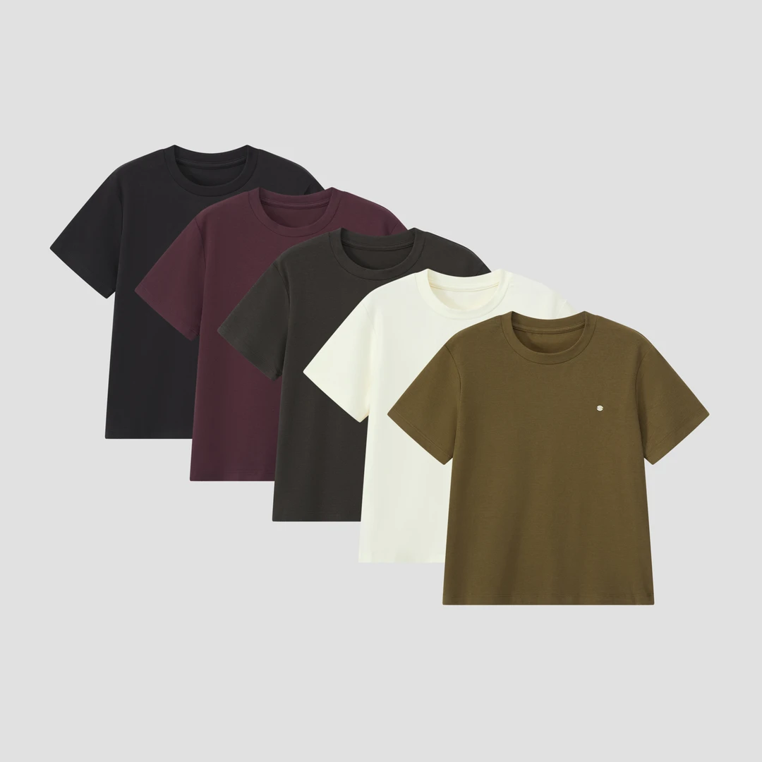 KEEP KAPU靠谱。【胶囊多色T】新款百搭简约刚需圆领T恤KP24728