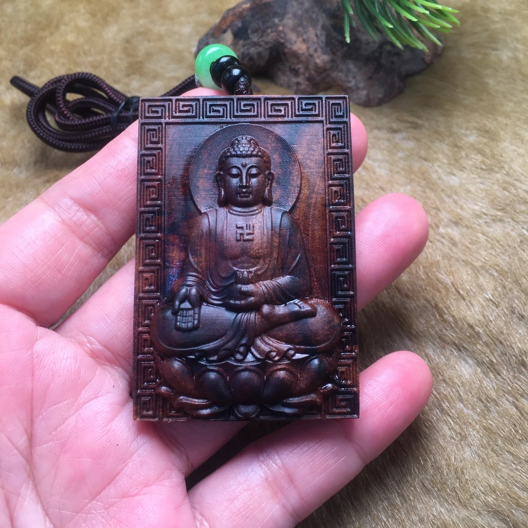 海南黄花梨 大日如来 461 挂件吊坠