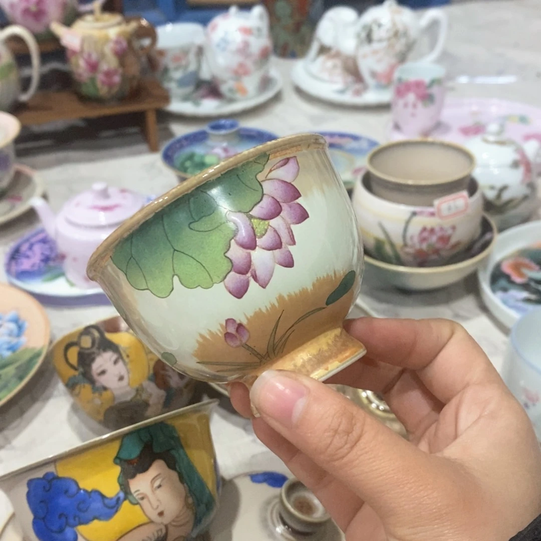 手工手绘茶具杯杯杯杯