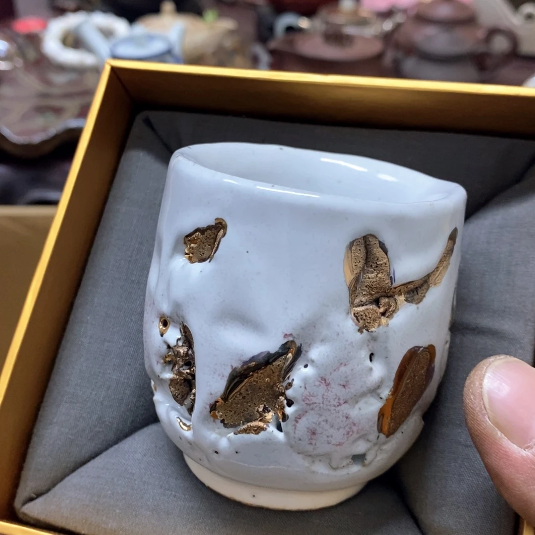 茶盏密胺手绘陶瓷杯子