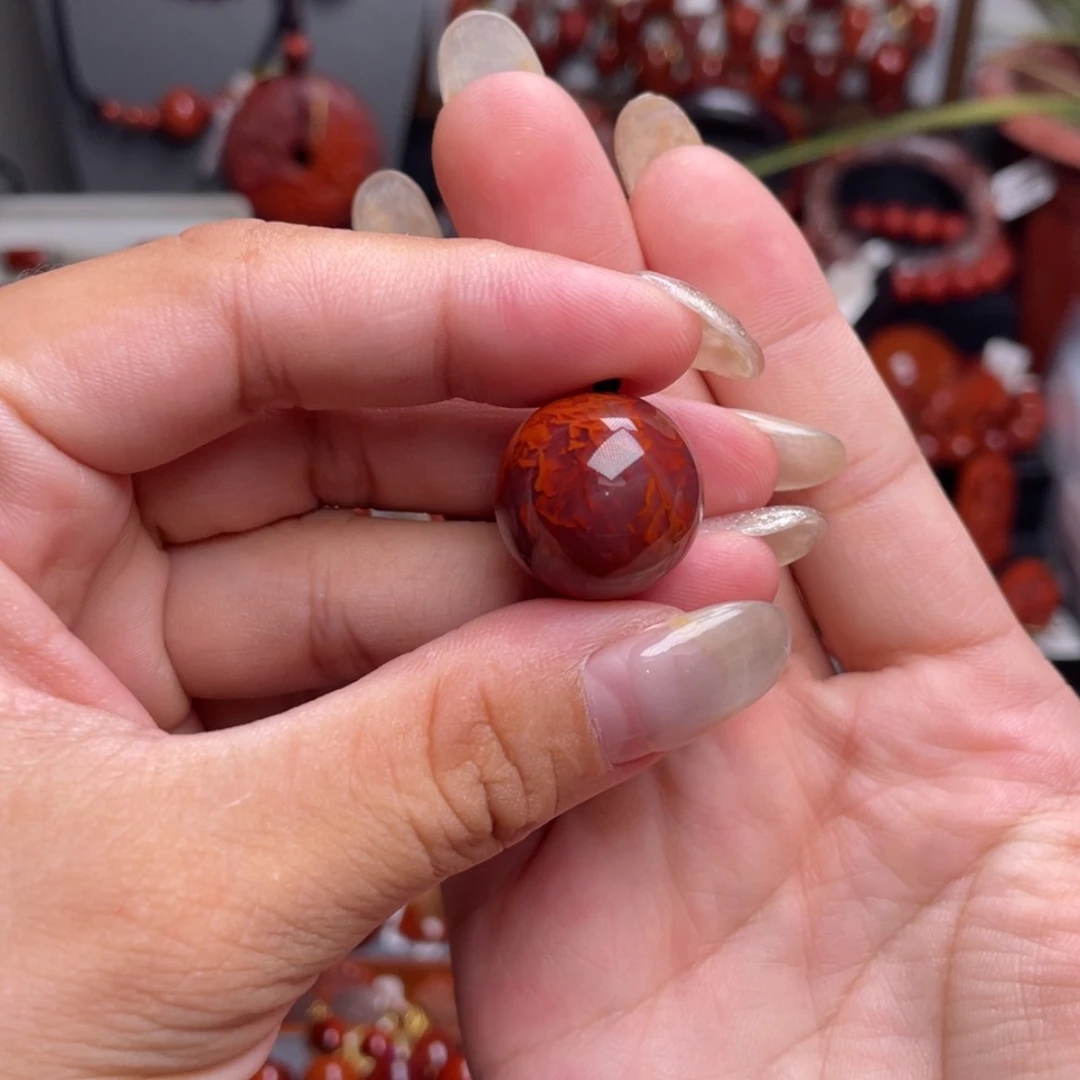 【闪购商品】南红玛瑙圆珠19.2未镶嵌