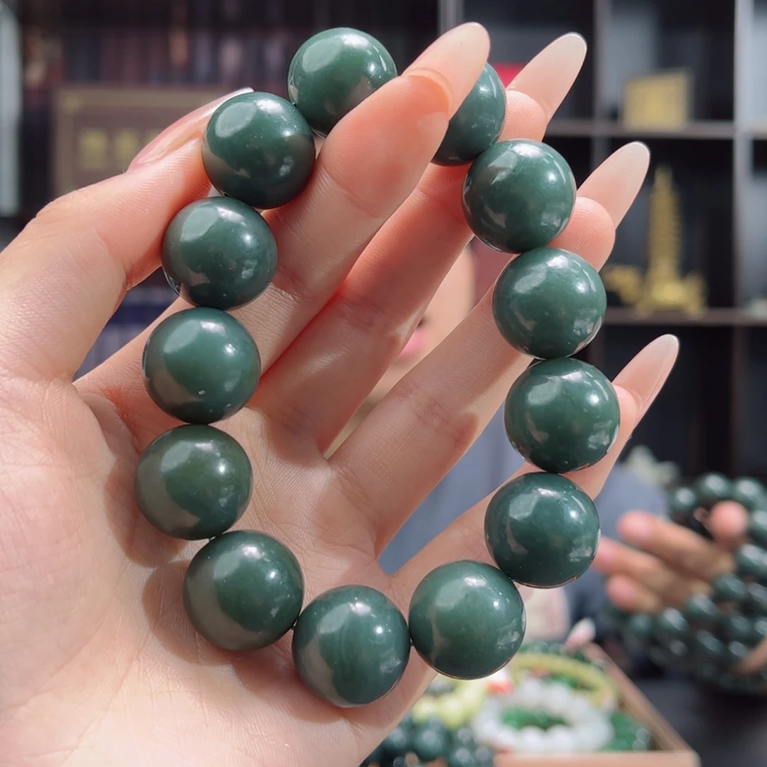 【闪购商品】和田玉手串未镶嵌新疆16年且末料18 多样性拍一发一