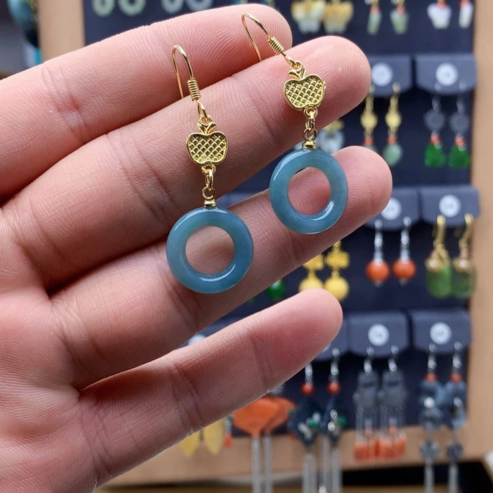 未镶嵌翡翠耳饰耳饰