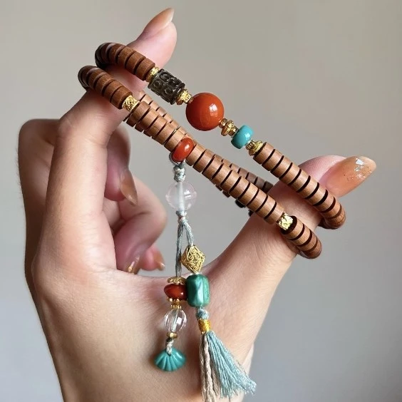 非金属木质手链 4号链接 手工diy配件手链多样性