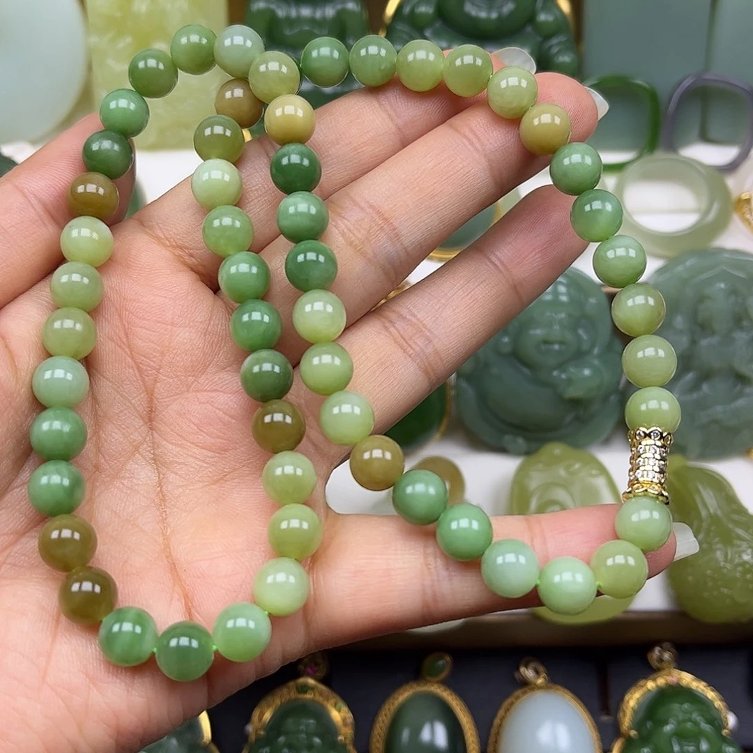 和田玉未镶嵌项链卡8