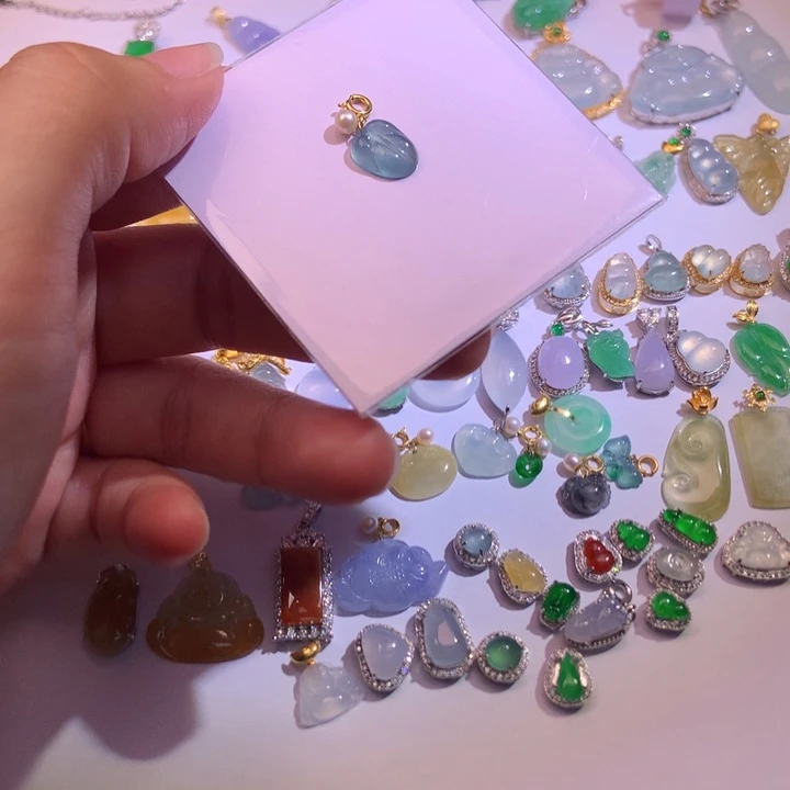 翡翠未镶嵌挂件11111