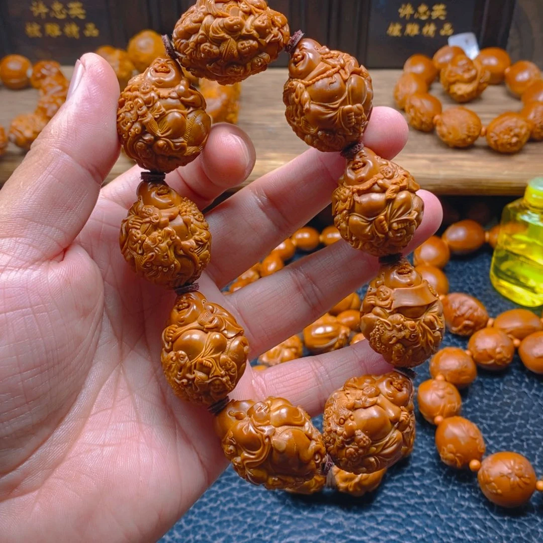 手串/手链橄榄核曹华许静健2.5瑞兽百子戏弥勒