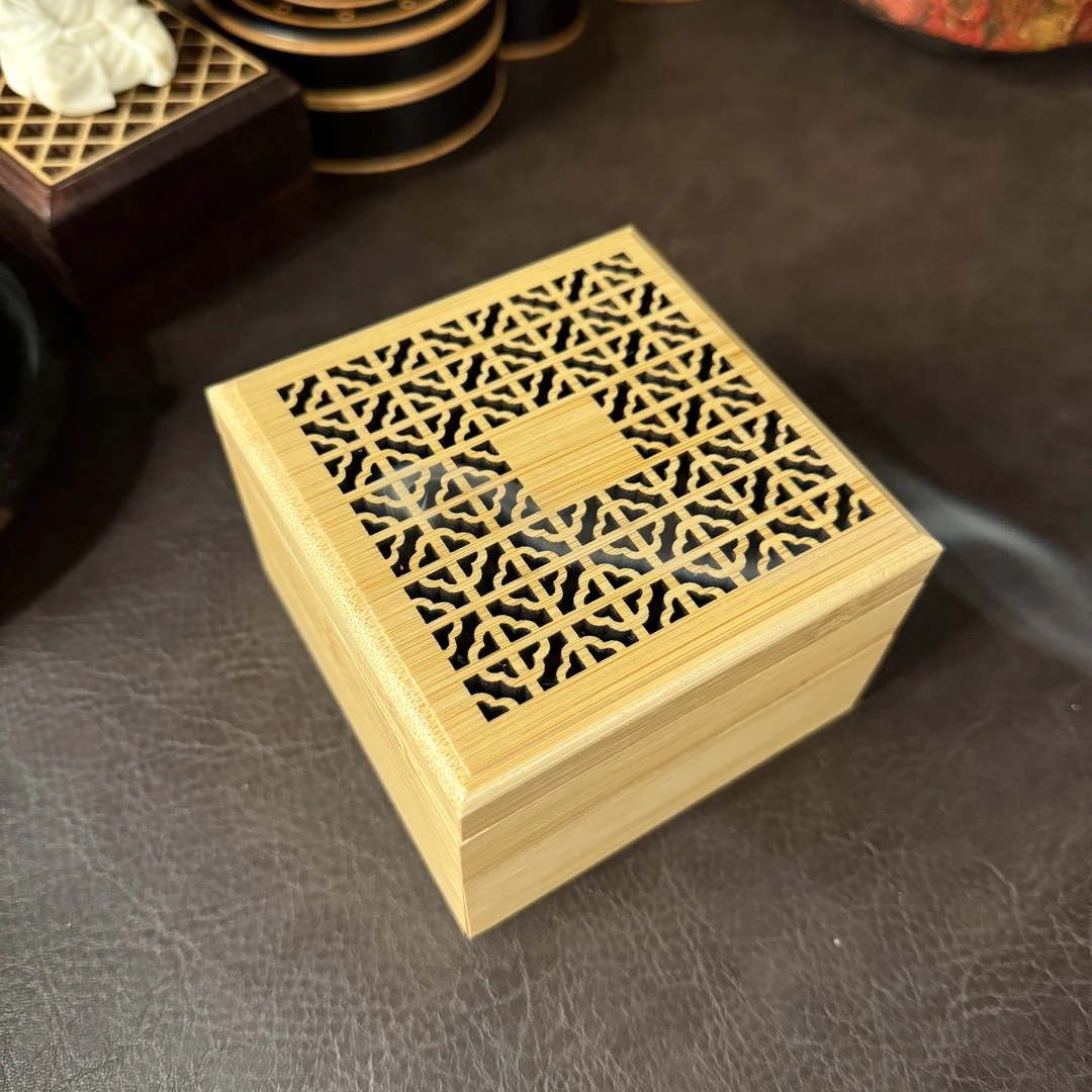 2小时4小时香道香炉茶室办公居家檀香熏香带盖禅意香具香器三层