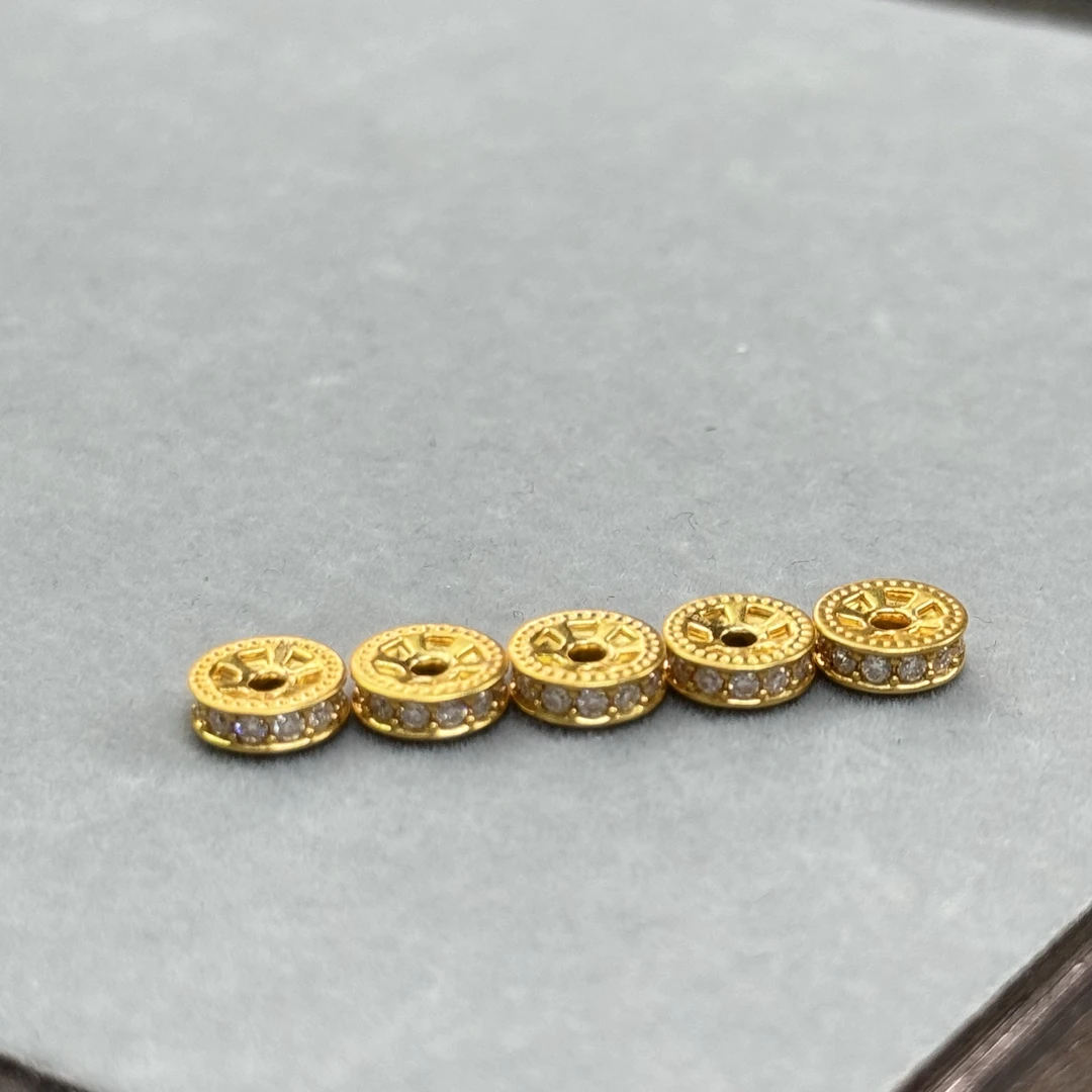 Y【跑环点钻吊坠（五颗）】--足金999多样性发一（附加350/300/188）