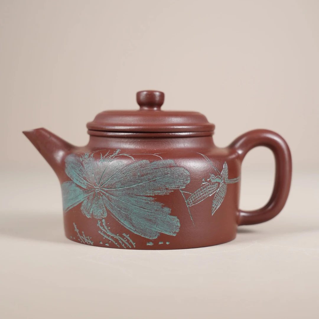 B5815 权寅陶记 德钟壶 红皮龙 170