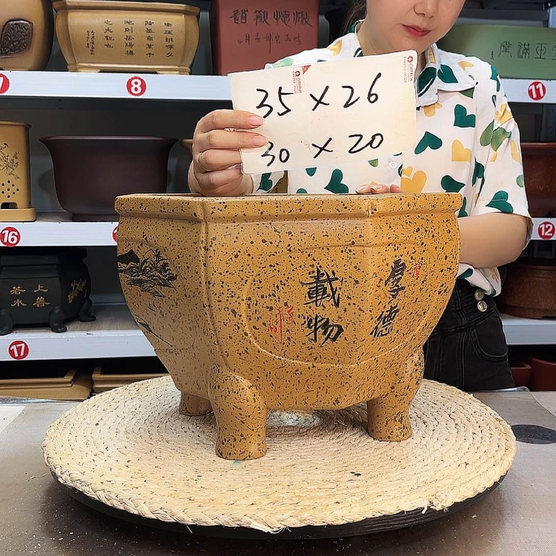 紫砂花盆紫砂花盆