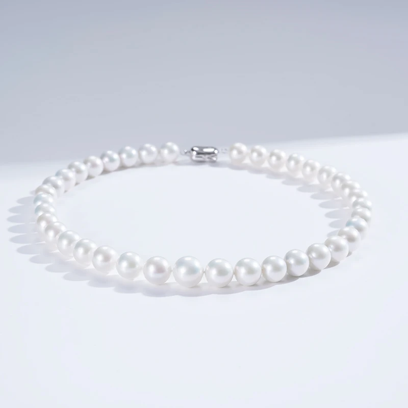 【新东方专属】爱迪生珍珠S925银白色珍珠项链10-13mmXDF