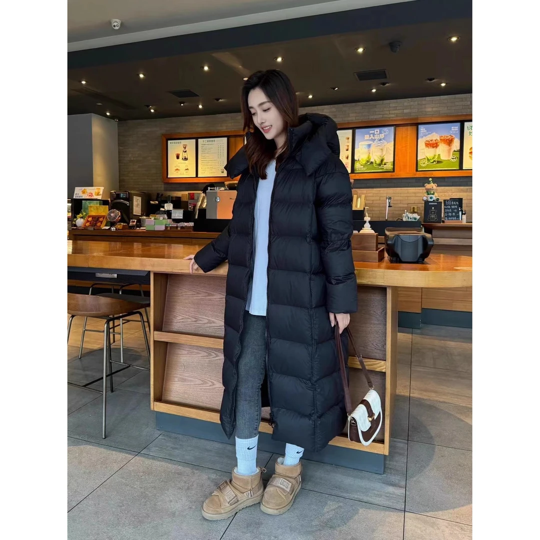 加长加厚保暖羽绒服女新品韩版修身显瘦宽松面包服时尚百搭羽绒服